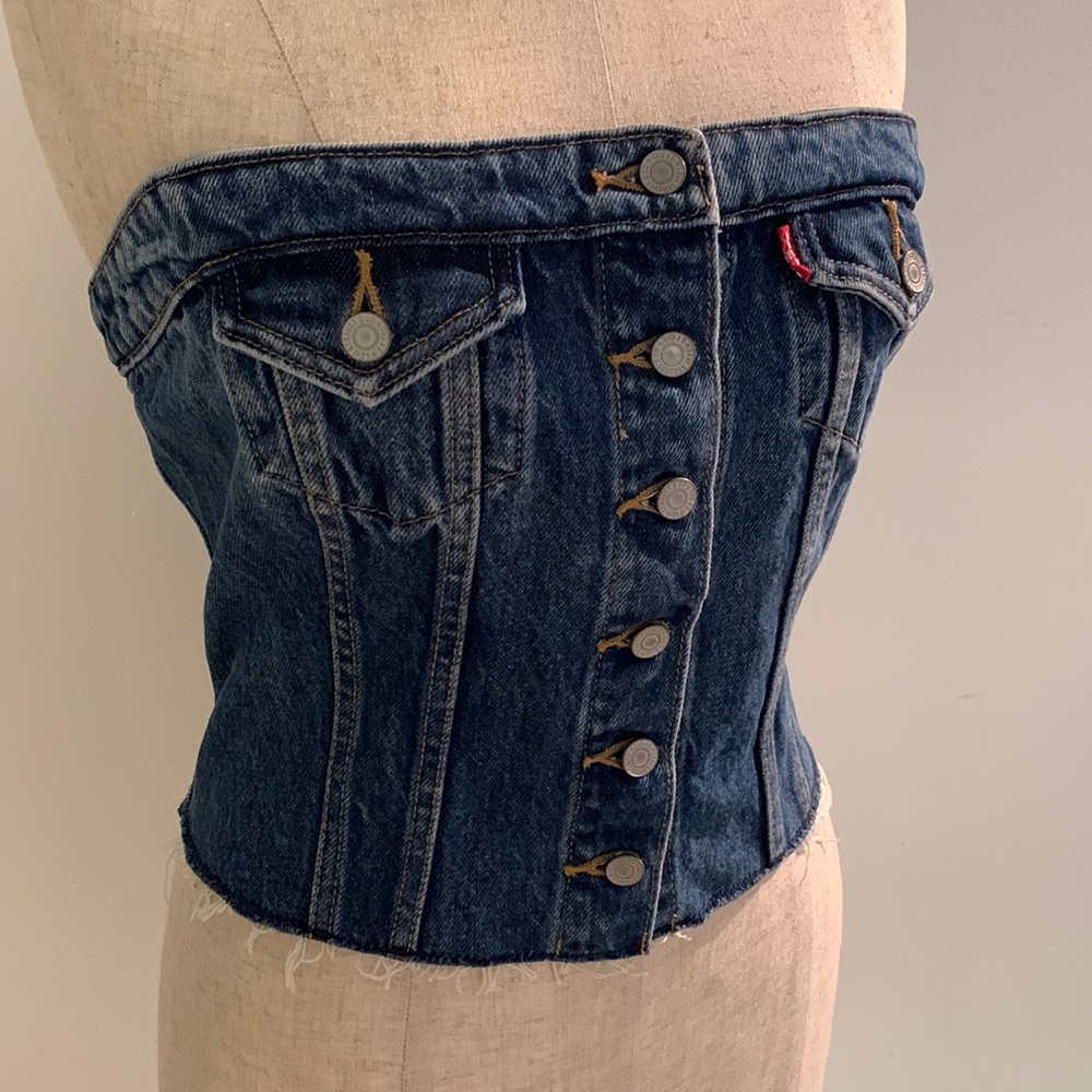 Levi’s denim tube top